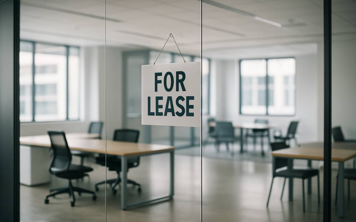 Real estate options for an office space